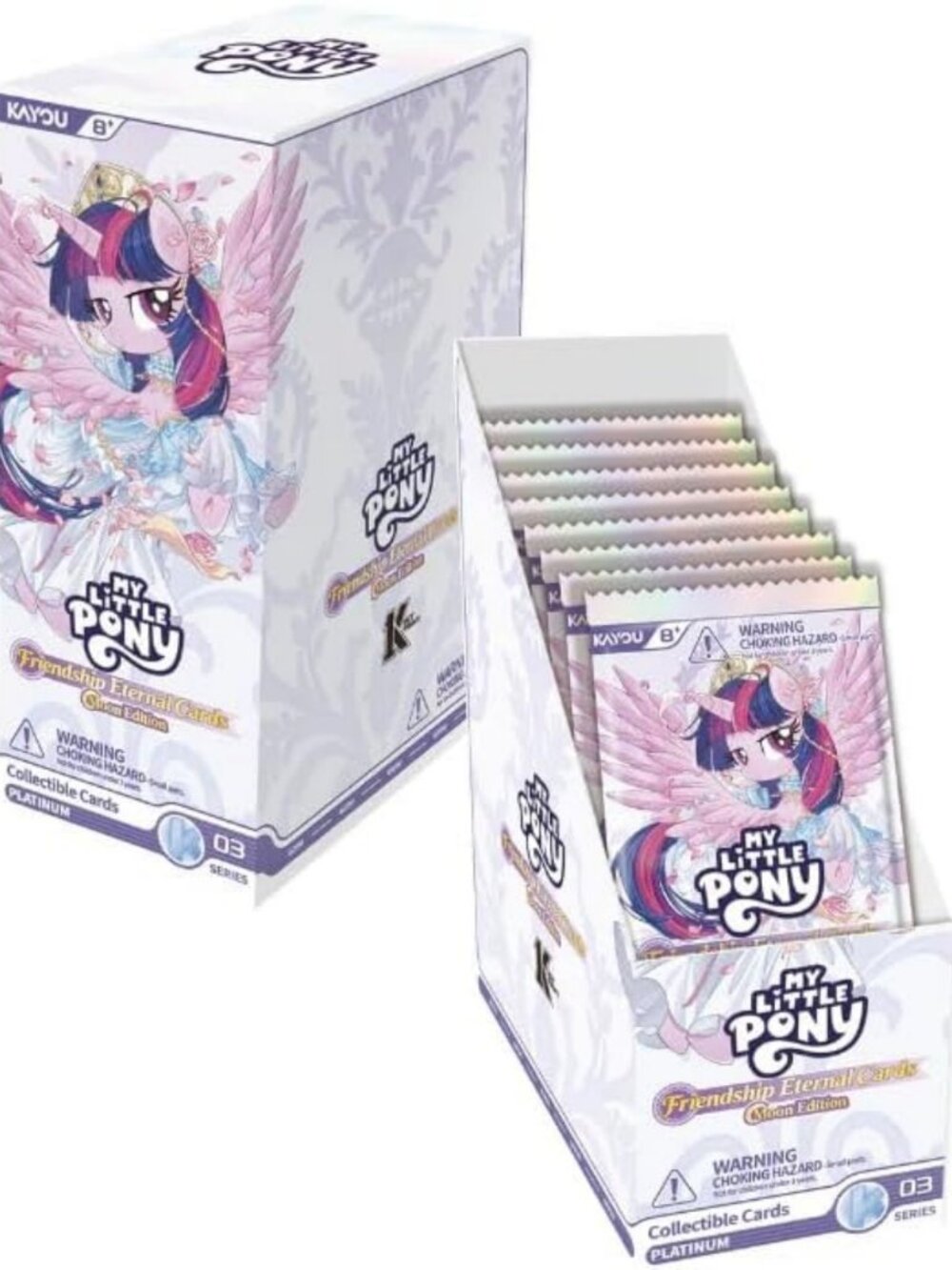 Moon Edition Friendship Cards - Series 3 Display Box of 12 Packs, 8 Cards Each